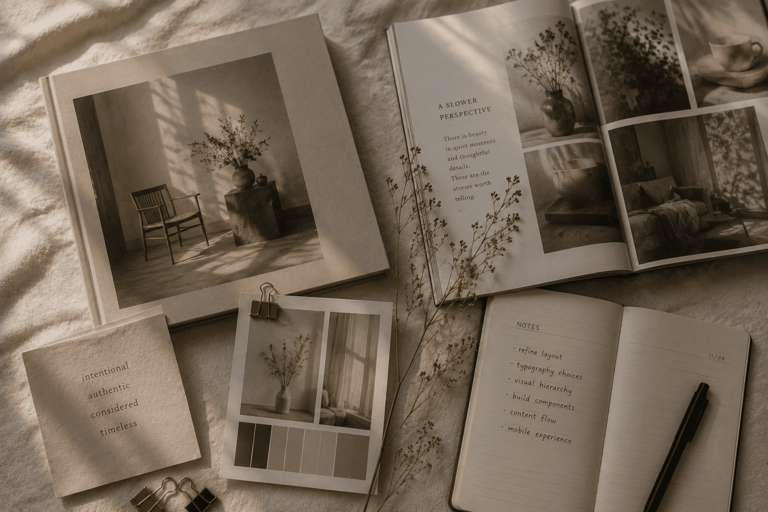 Editorial research and visual references
