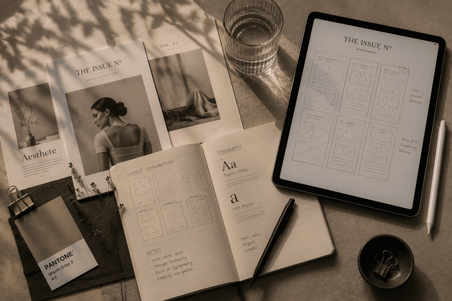 Design exploration and visual decisions