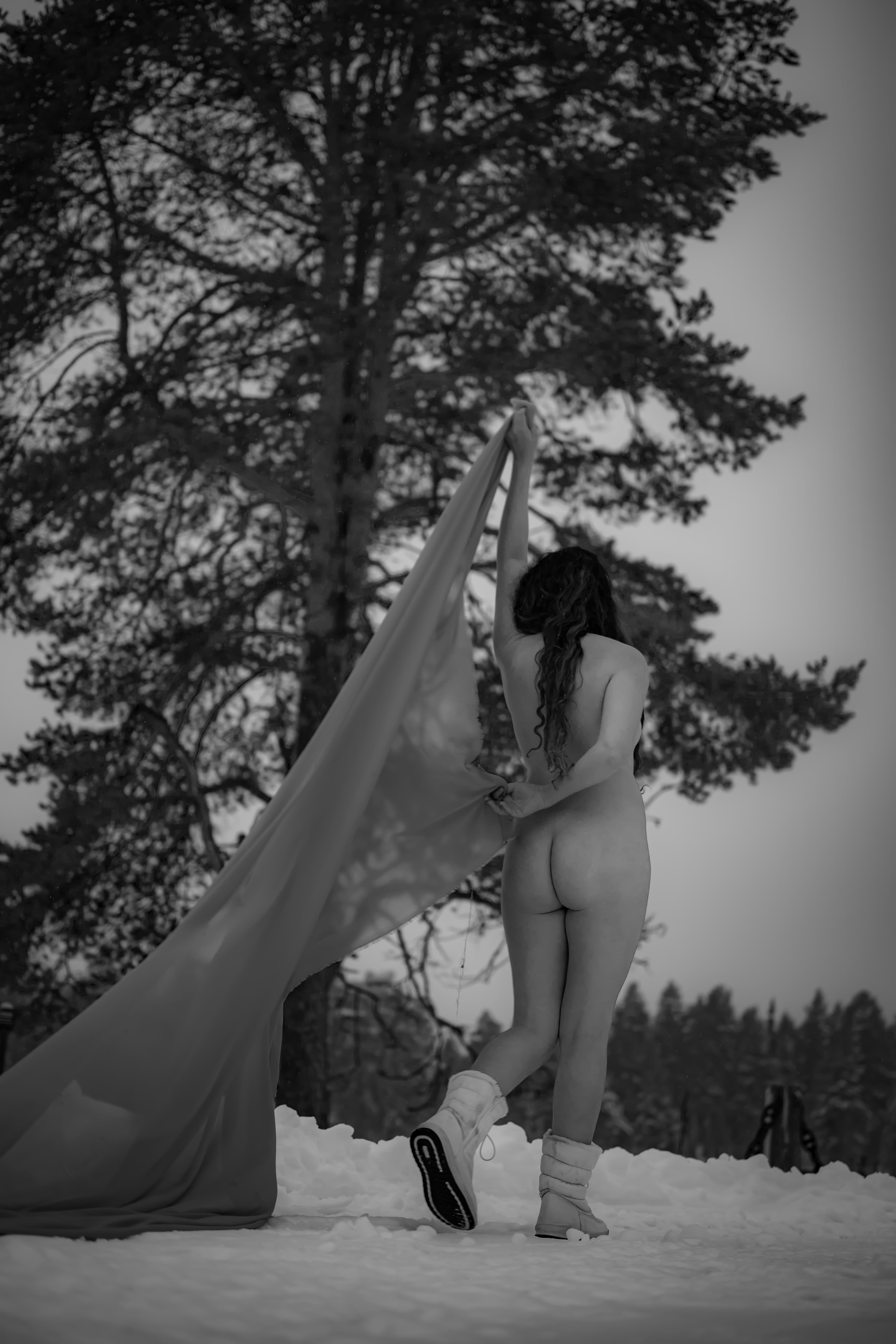 Editorial portrait about intimacy, identity, and feminine presence