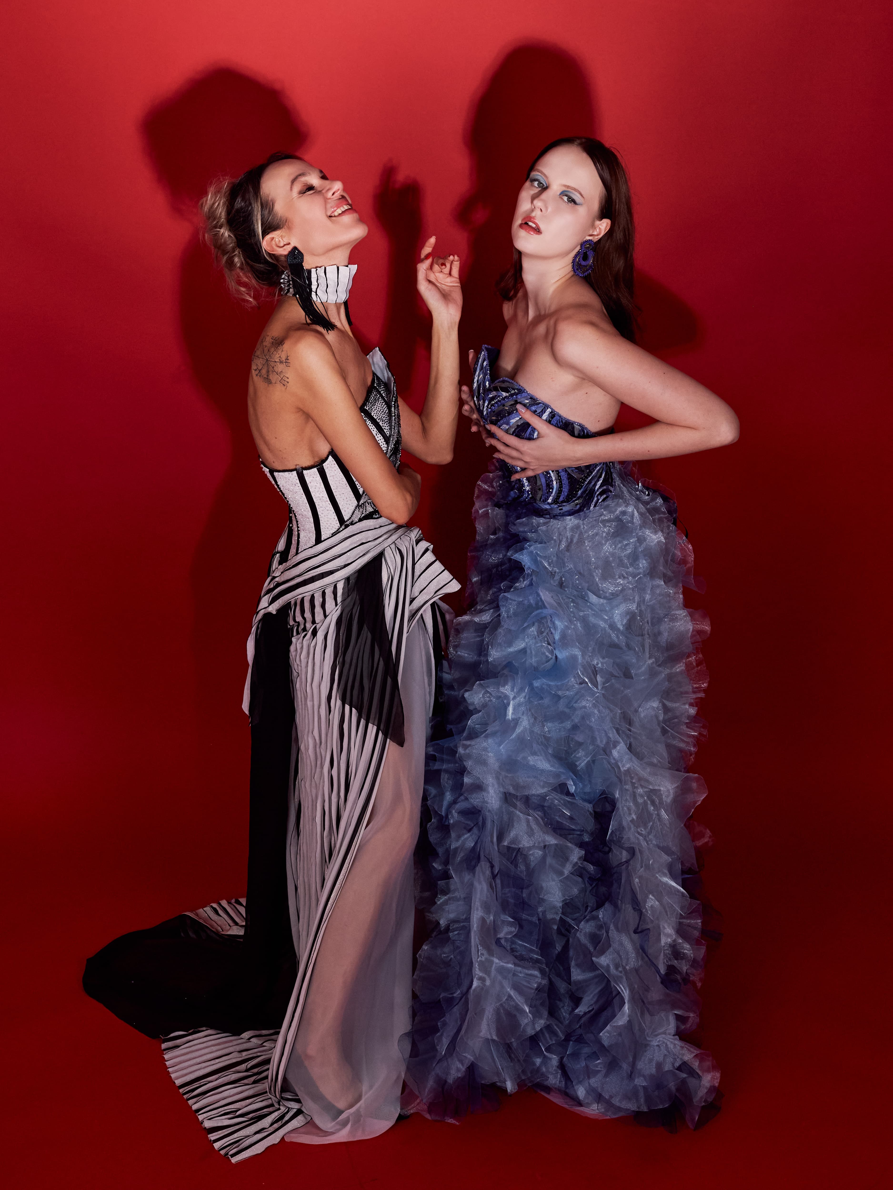 Sustainable couture garment by designer Marina Smagin