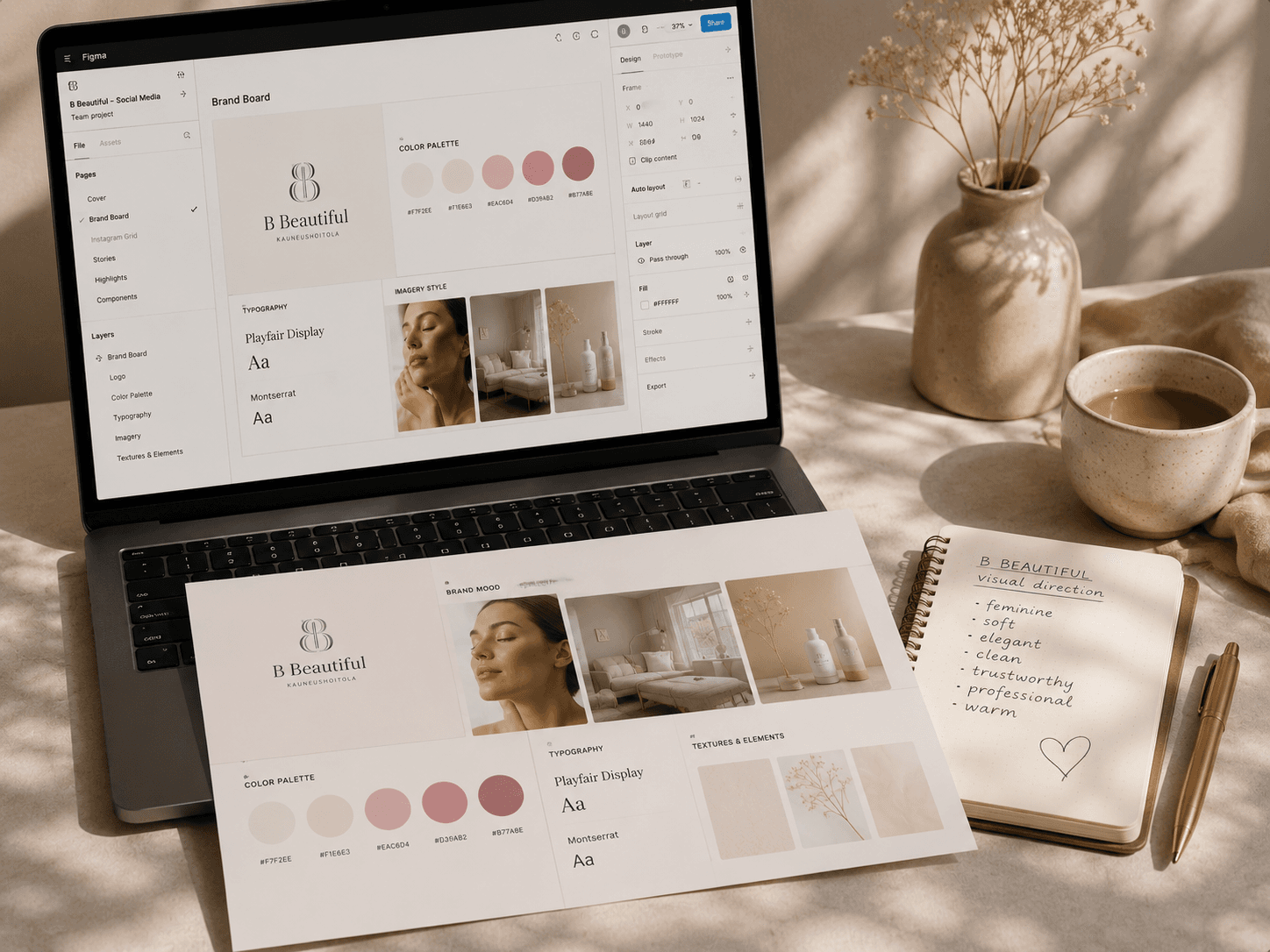 Premium social media design for a beauty salon
