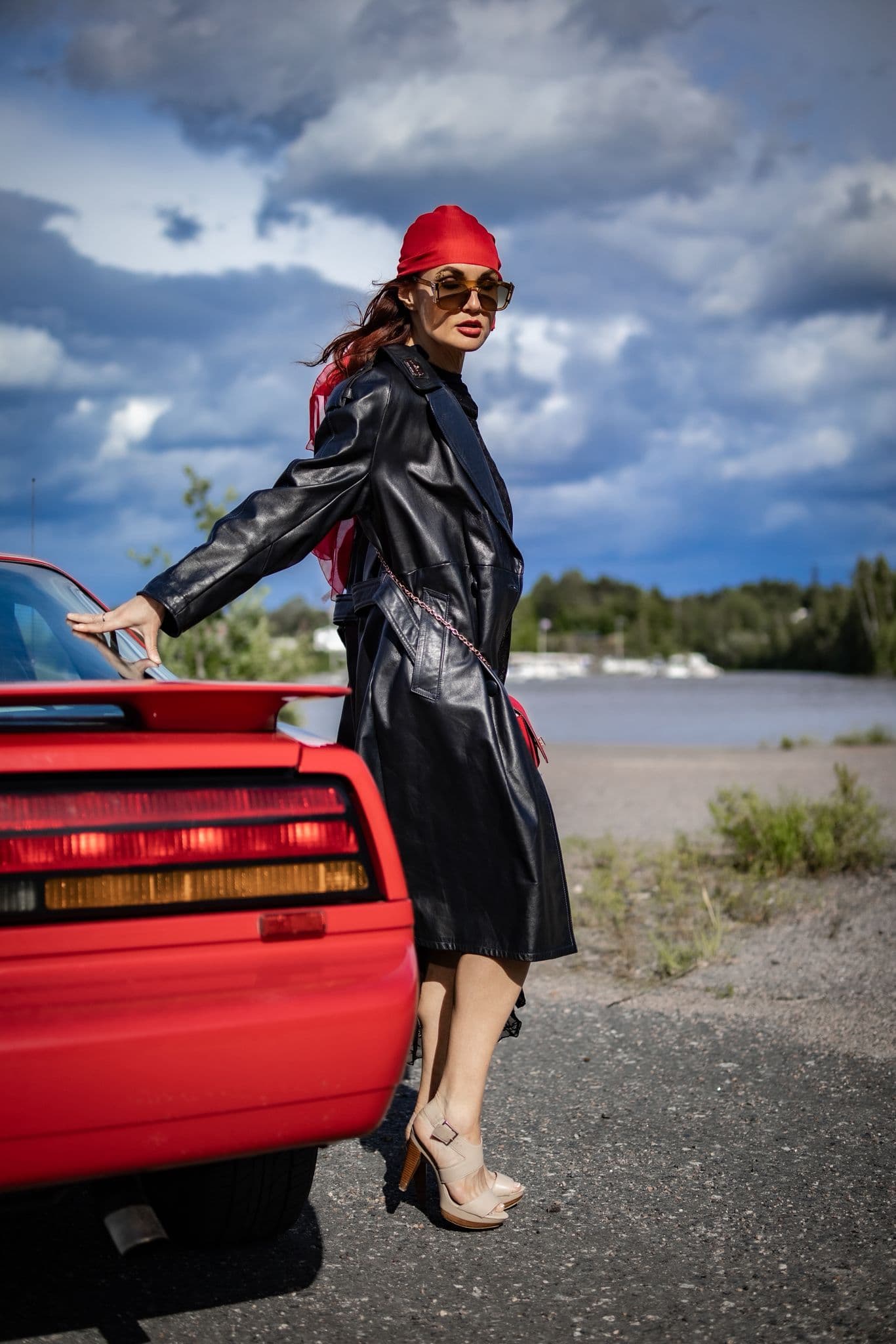 Vulnerable feminine fashion image from Project Trinity editorial story